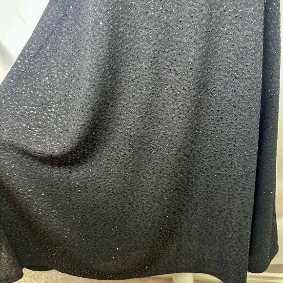 LuLaRoe Carly Swing dress black sequin pocket high low midlength Size M NWT - Picture 6 of 12